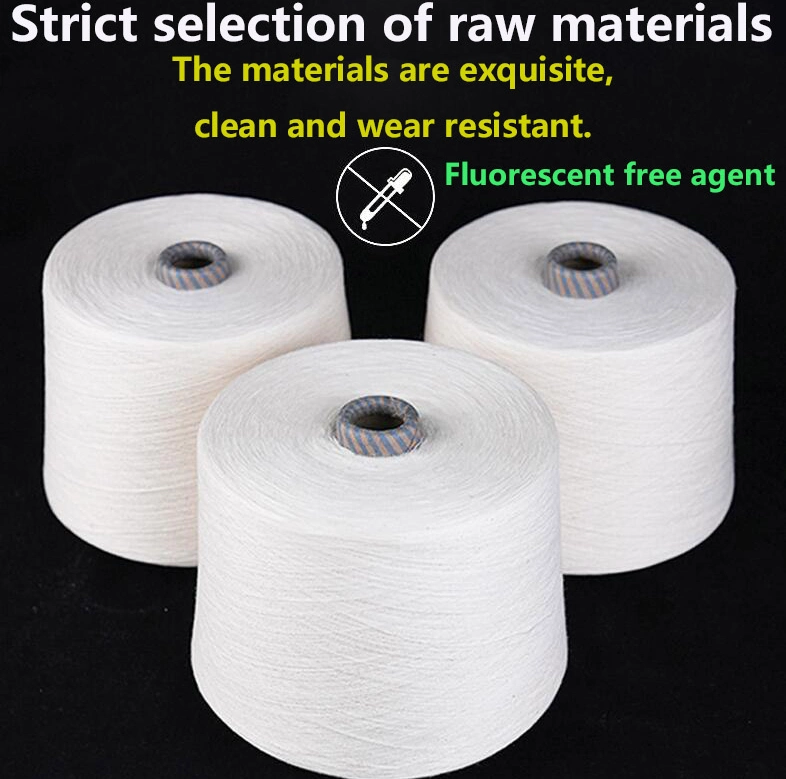 Black Raw White Gray Ne10-80 Cotton Yarn Use for Carpet