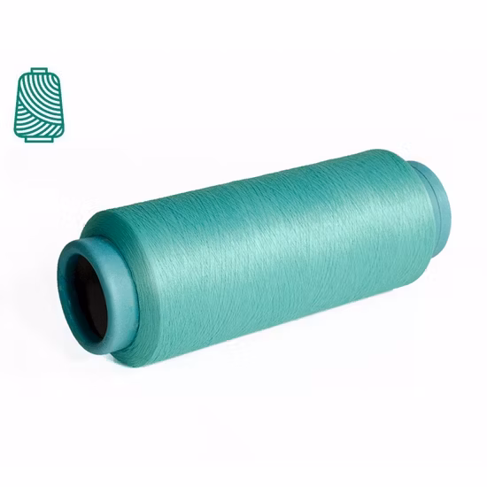 30-150 D Grs Filamento reciclado certificado Funcional DTY Hilo Retardante de llama/Quick-Cool/Full Dull